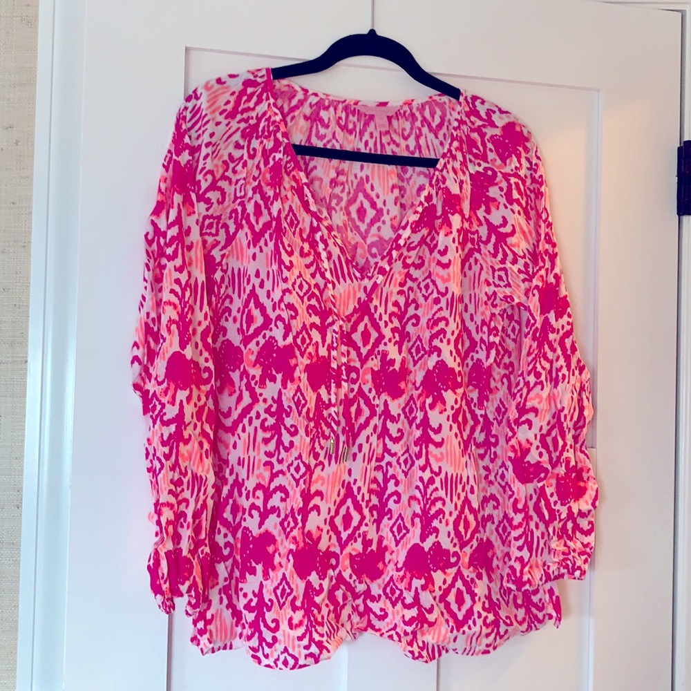Lilly cotton tunic top